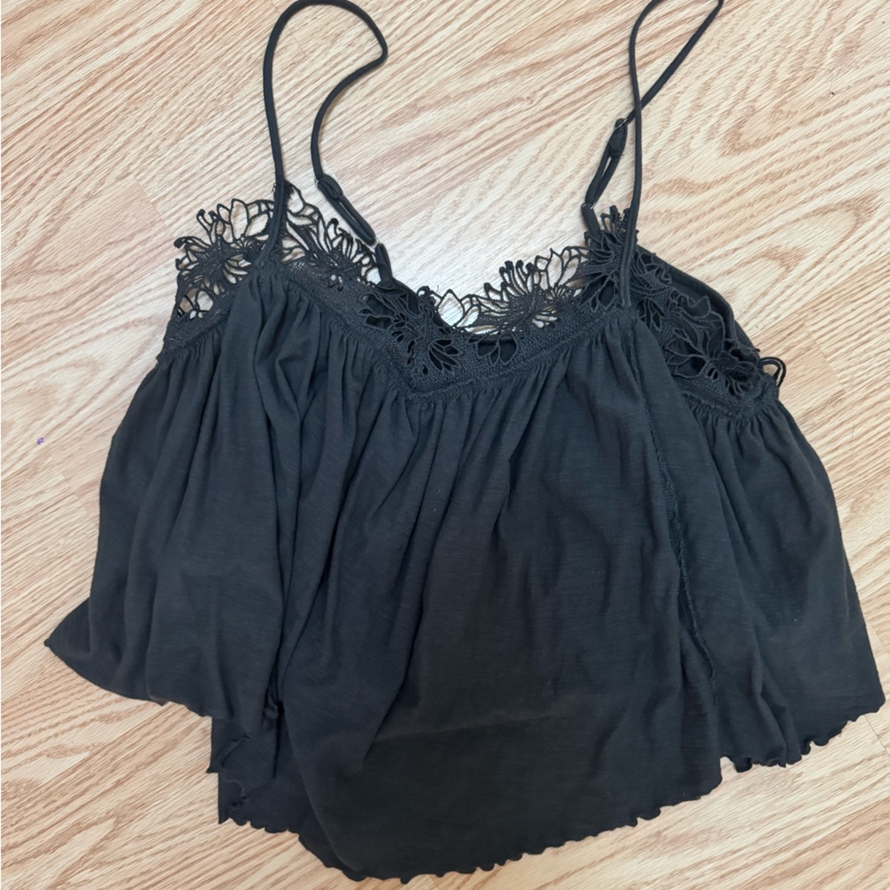 FREE PEOPLE BLACK TOP - Picture 2 of 2